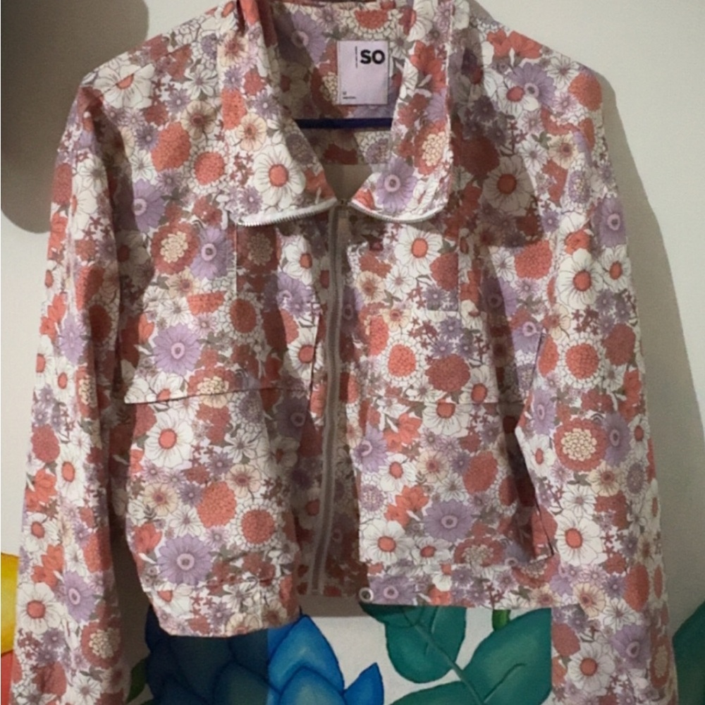 SO Pink and Purple Bomber Jacket